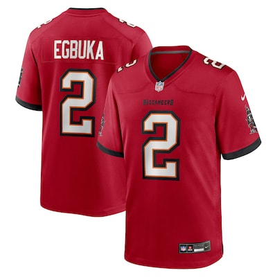 Tampa Bay Buccaneers Emeka Egbuka Stitched Game Jersey