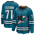 San Jose Sharks Macklin Celebrini Teal Stitched Game Jersey