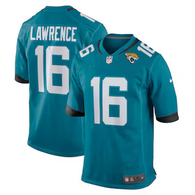 Jacksonville Jaguars Trevor Lawrence Stitched Game Jersey