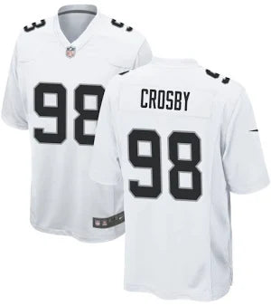 Las Vegas Raiders Maxx Crosby Stitched Game Jersey