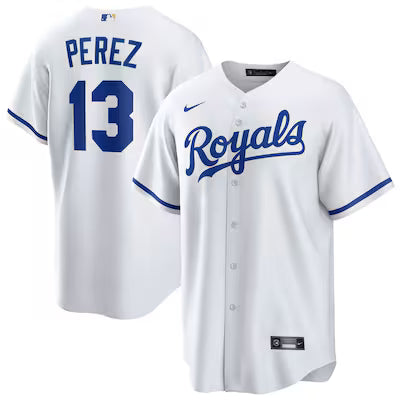 Kansas City Royals Salvador Perez Stitched Game Jersey