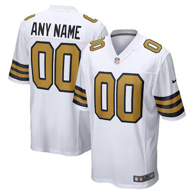 New Orleans Saints Custom Stitched Game Jersey