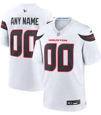 Houston Texans Custom Stitched Game Jersey