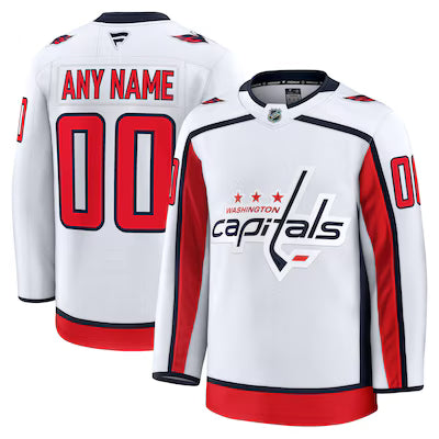 Washington Capitals Custom Stitched Game Jersey