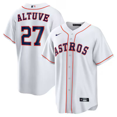 Houston Astros Jose Altuve Stitched Game Jersey