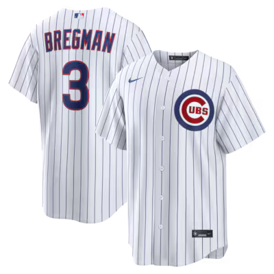 Chicago Cubs Alex Bregman Stitched Game Jersey