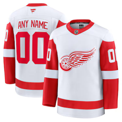Detroit Red Wings Custom Stitched Game Jersey