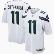 Seattle Seahawks Jaxon Smith-Njigba 2025 Rivalries Stitched Game Jersey