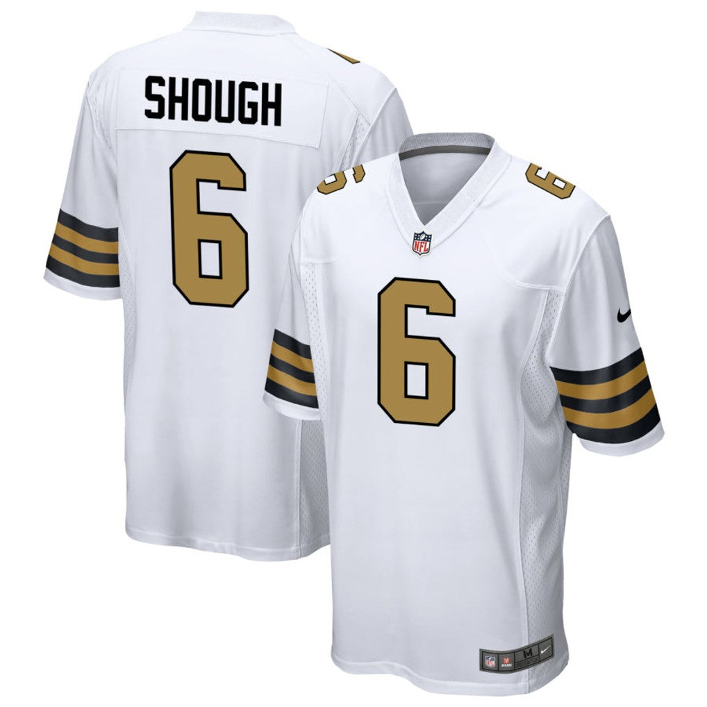 New Orleans Saints Tyler Shough Stitched Game Jersey