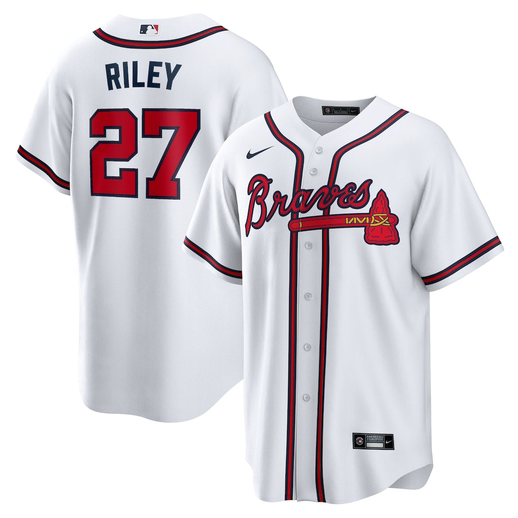 Atlanta Braves Austin Riley Stitched Game Jersey