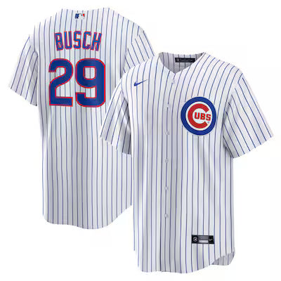 Chicago Cubs Michael Busch Stitched Game Jersey