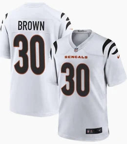 Cincinnati Bengals Chase Brown Stitched Game Jersey