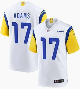 Los Angeles Rams Davante Adam 2025 Rivalries Stitched Game Jersey