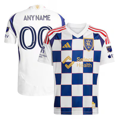 Real Salt Lake Custom White 2025 Club Kit Jersey