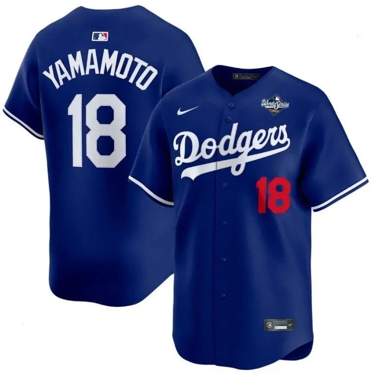 Los Angeles Dodgers Yoshinobu Yamamoto Stitched Game Jersey