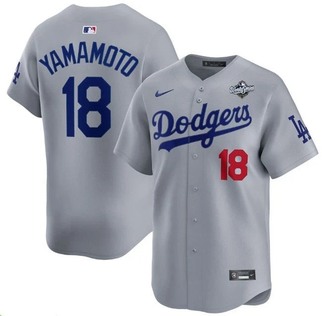 Los Angeles Dodgers Yoshinobu Yamamoto Stitched Game Jersey